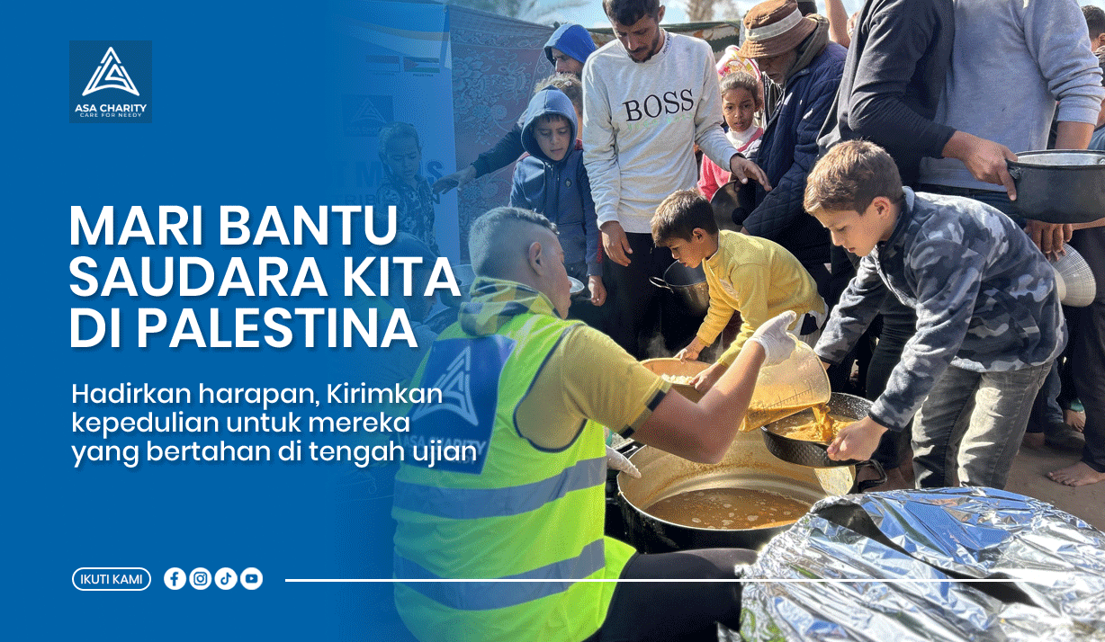 Mari bantu saudara kita di Palestina