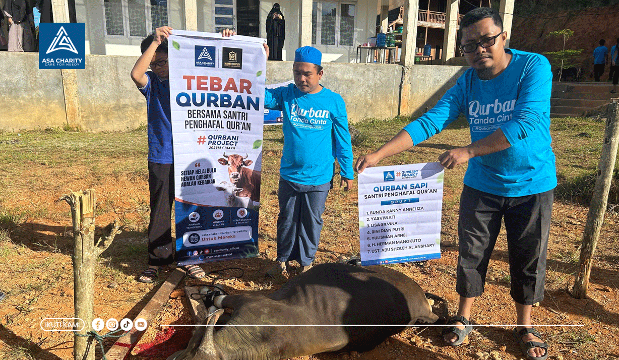 QURBAN BERSAMA SANTRI PENGHAFAL QUR’AN