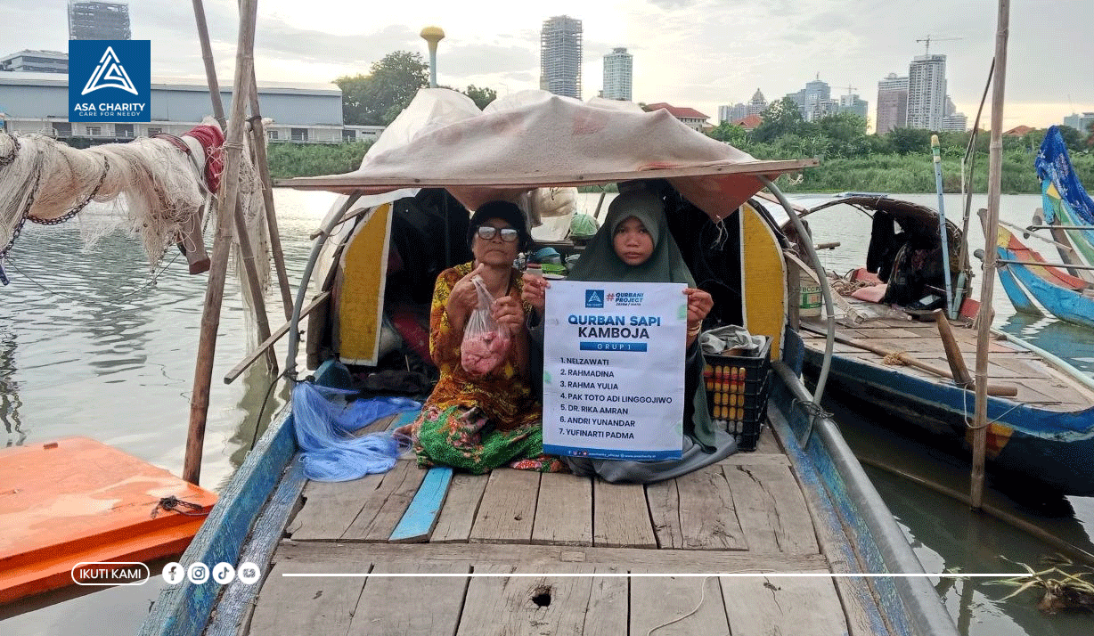 TEBAR QURBAN BERSAMA MUSLIM CAM KAMBOJA